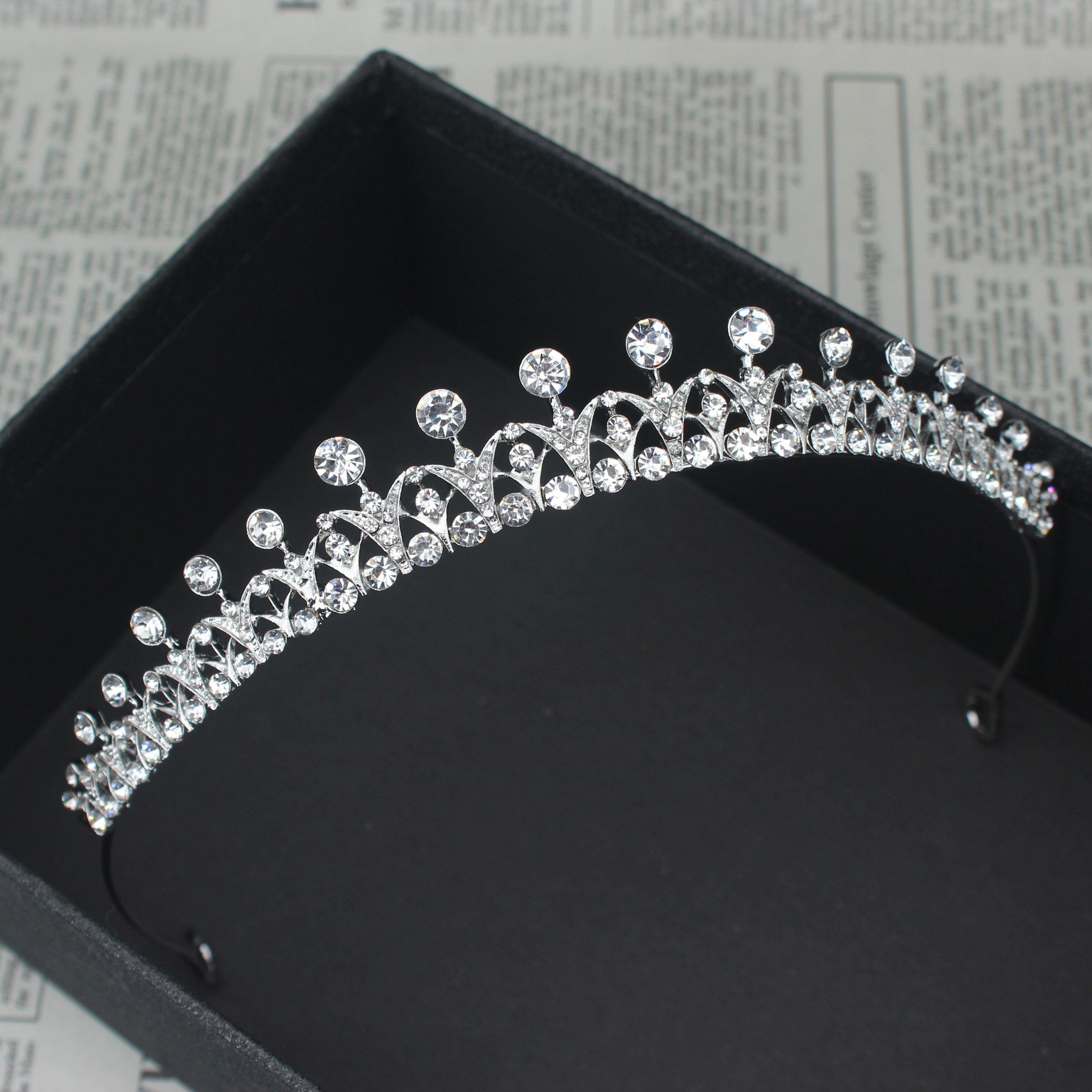 Hair Care Ingredients - Crystal Wedding Bridal Tiara Hairstyle For