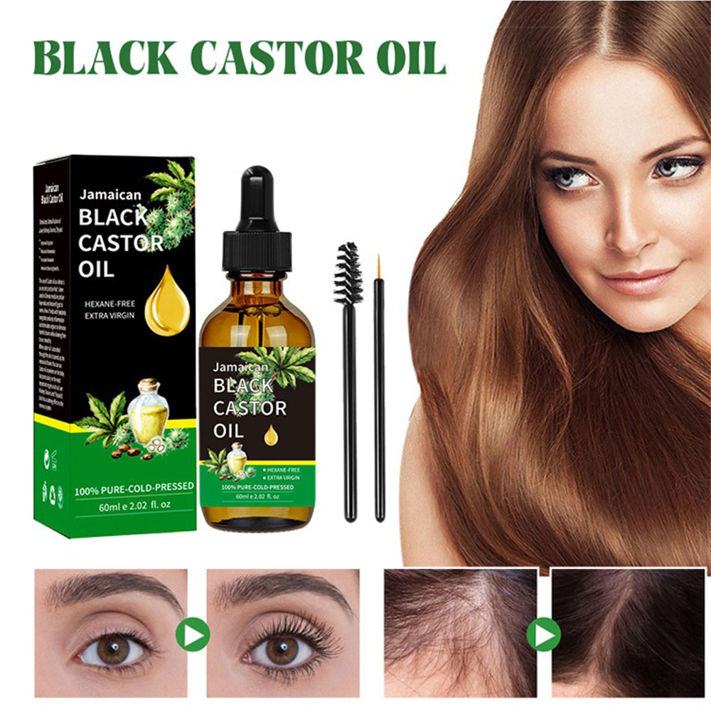 Castor Oil Cold Press - Black Castor Oil Healthy Organic Castor