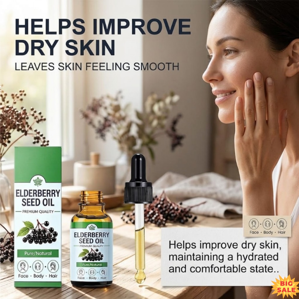 Hair Care Oil Serum - EELHOE Elderberry Seed Oil Face Body