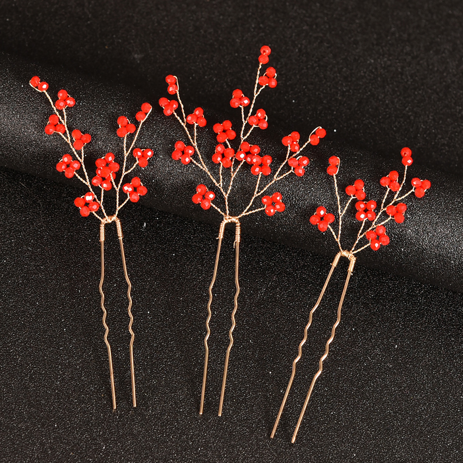 Hair Care Ingredients - 3PCS Wedding U Shape Hair Clips