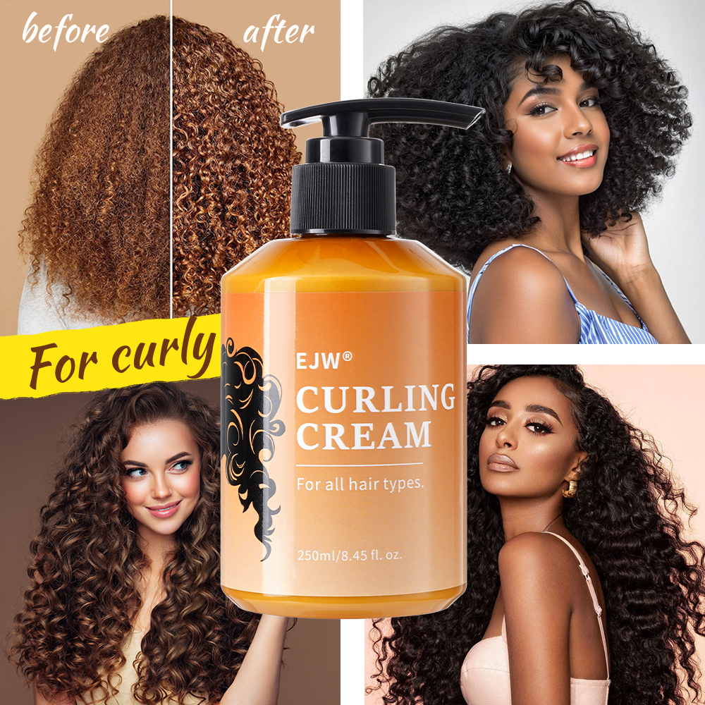 Hair Care Oil Serum - EJW CURL DEFINING CREAM with Argan