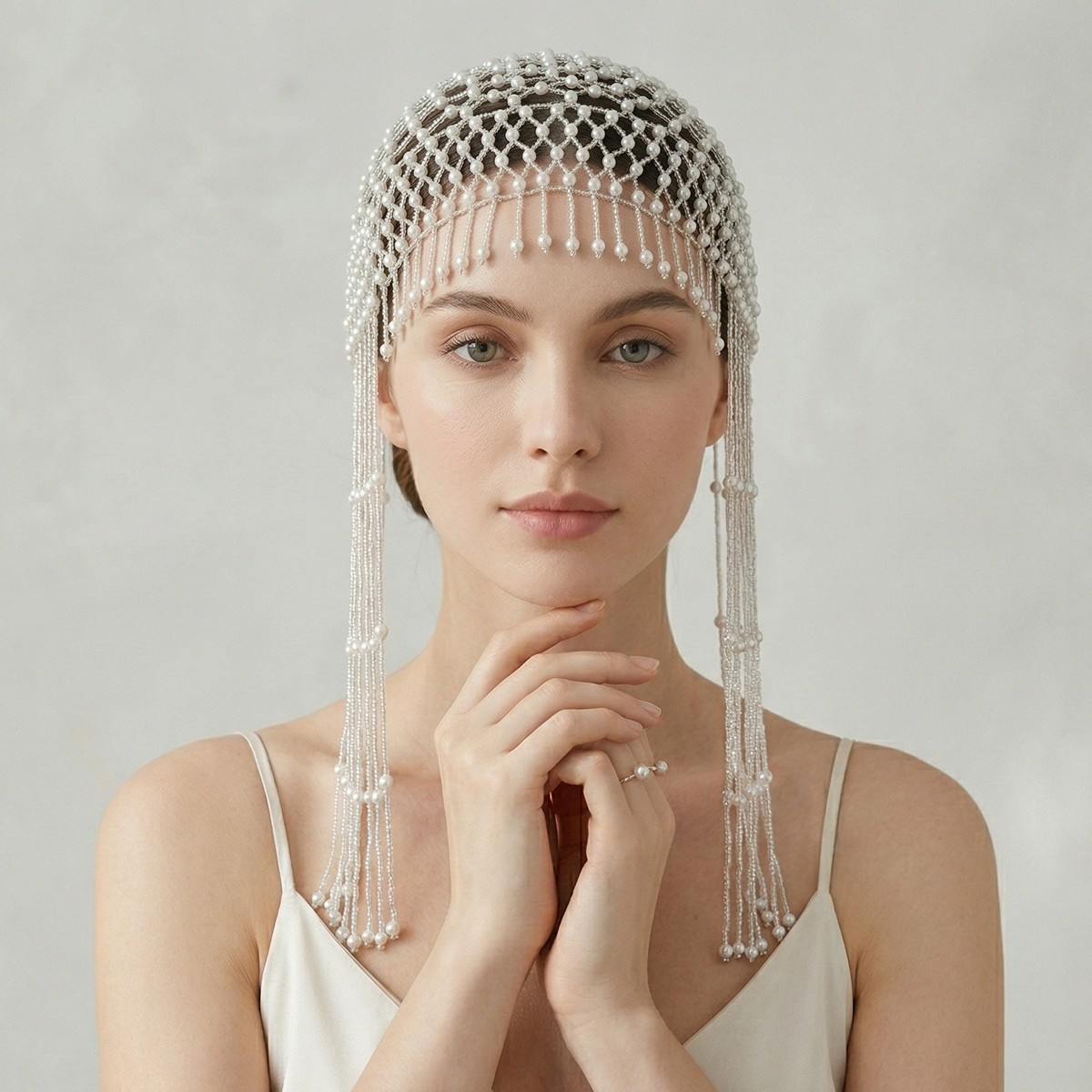 Luxury Pearls Beaded Headwrap  - Hair Care Ingredients บทวิจารณ์และราคา
