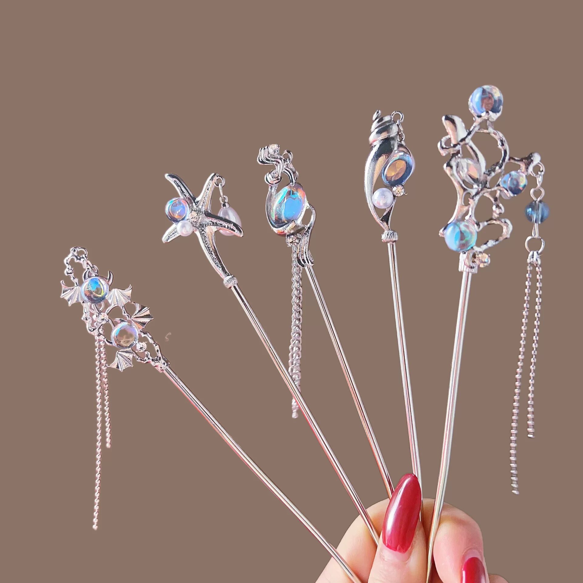 1Pcs French Hair Pins for Wome - Hair Care Ingredients บทวิจารณ์และราคา