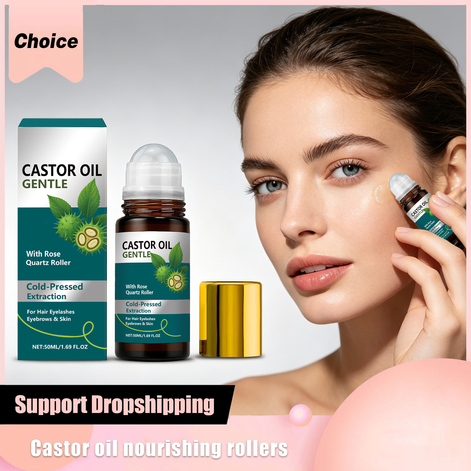 Organic Castor Oil Roller Cold - Castor Oil Cold Press บทวิจารณ์และราคา