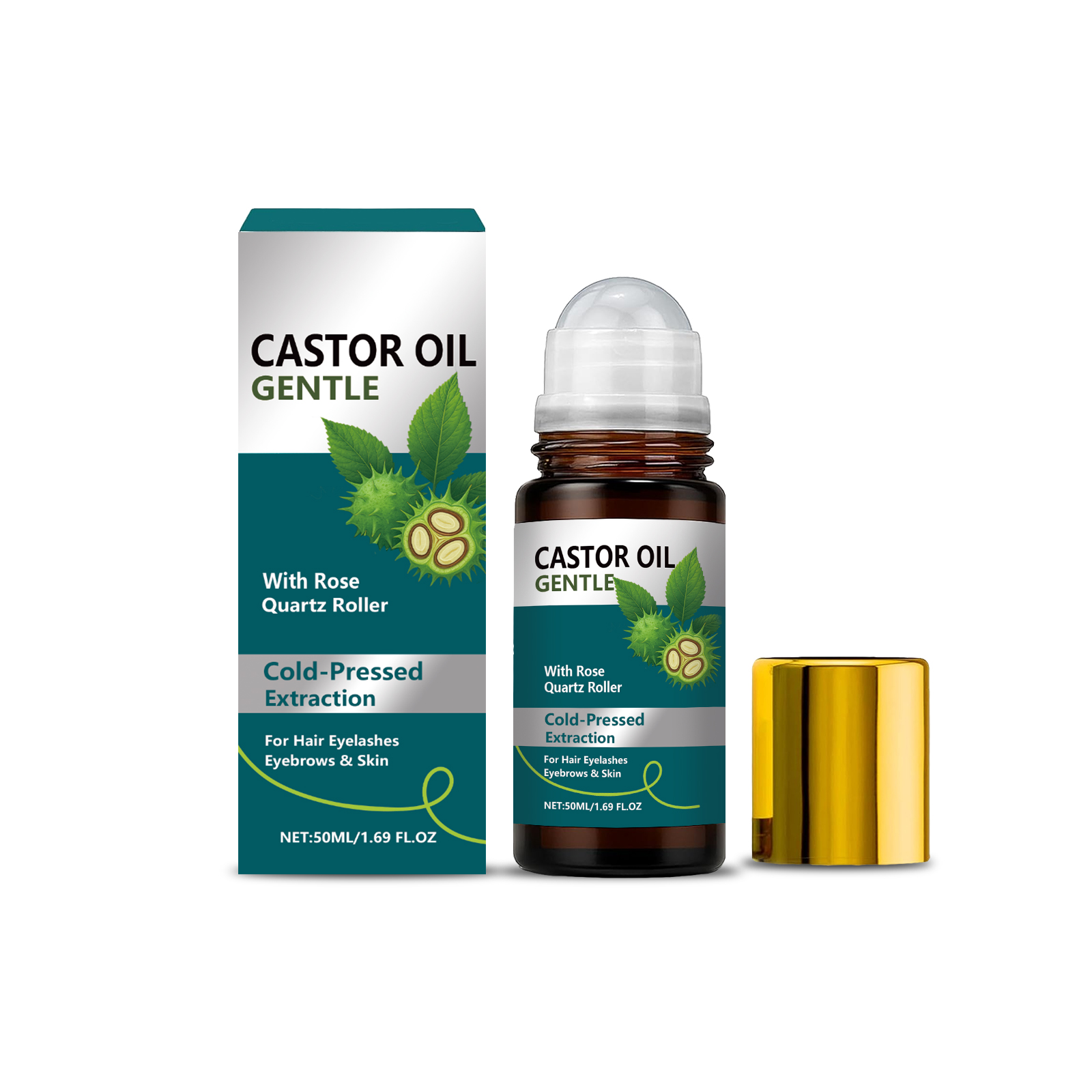 Organic Castor Oil Roller Cold - Castor Oil Cold Press บทวิจารณ์และราคา