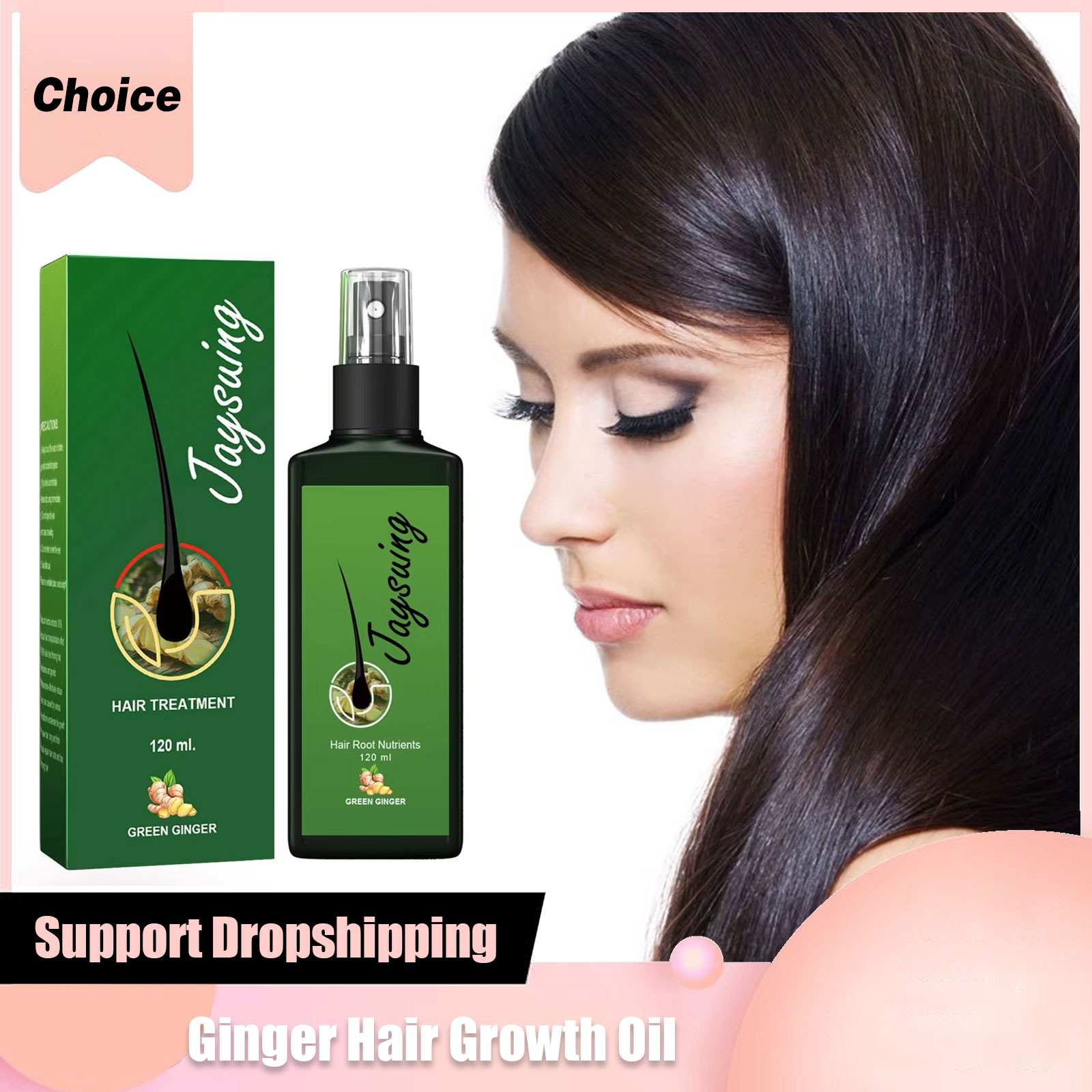 Fast Ginger Hair Growth Spray  - Hair Care Oil Serum บทวิจารณ์และราคา