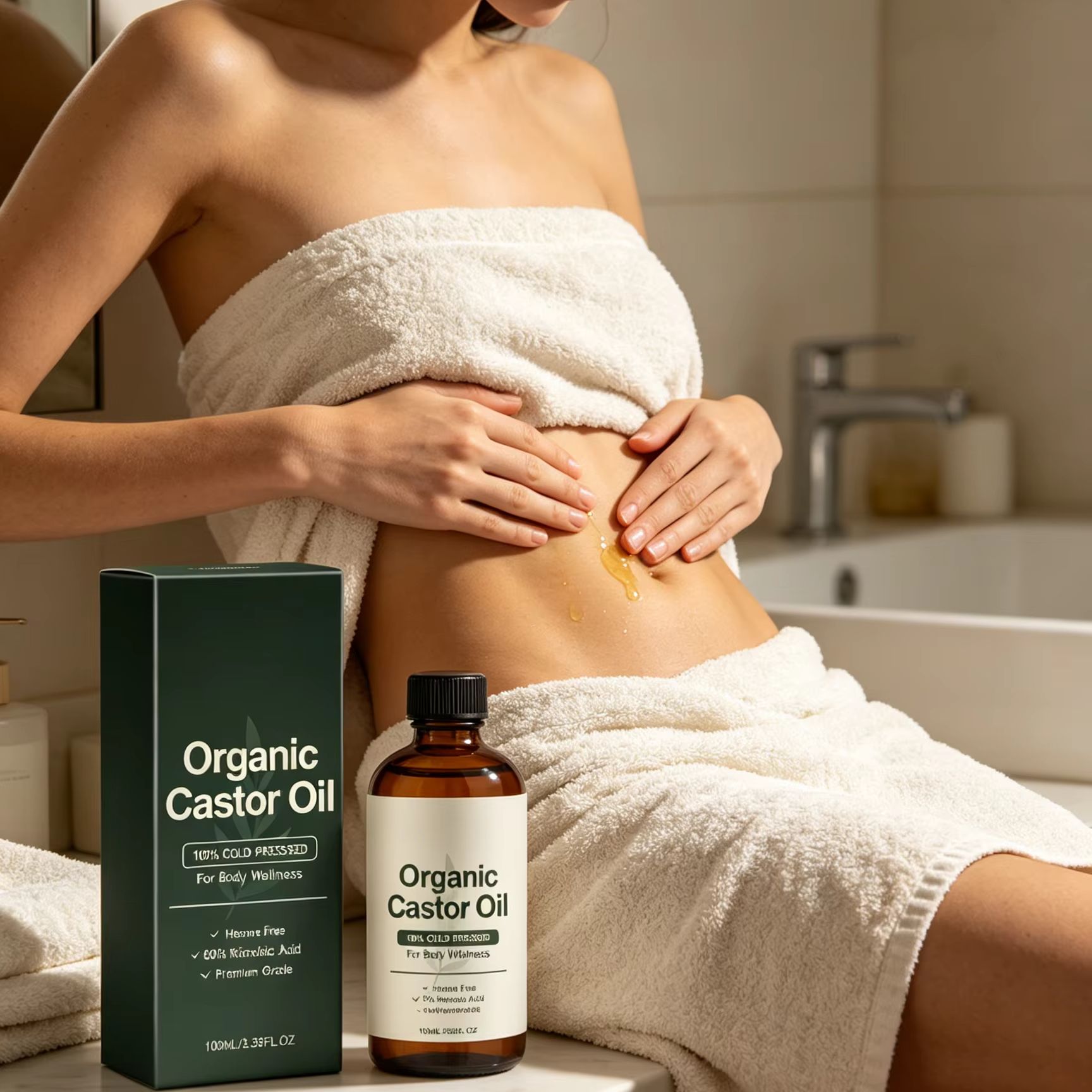 Organic Castor Oil Cold Press  - Castor Oil Cold Press บทวิจารณ์และราคา