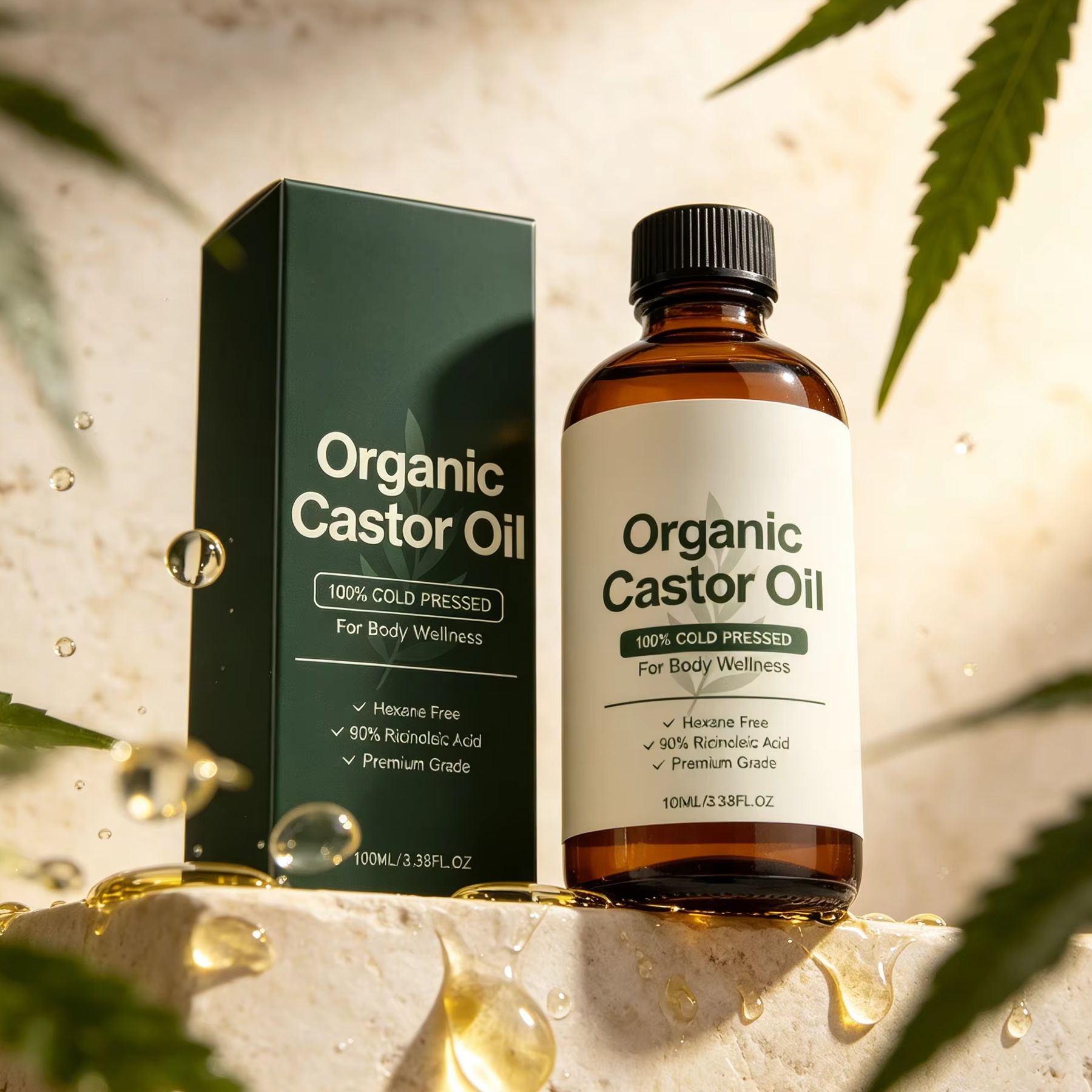 Organic Castor Oil Cold Press  - Castor Oil Cold Press บทวิจารณ์และราคา