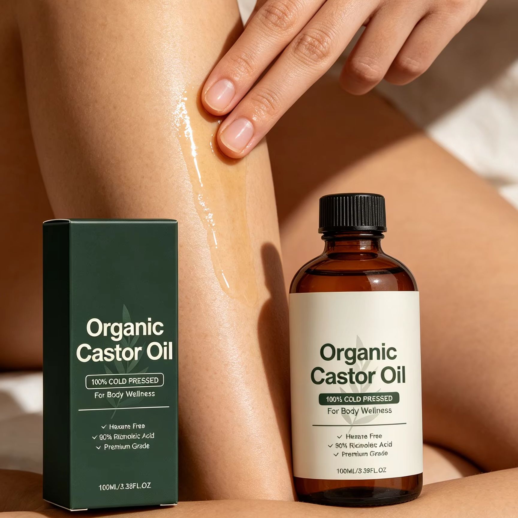 Organic Castor Oil Cold Press  - Castor Oil Cold Press บทวิจารณ์และราคา