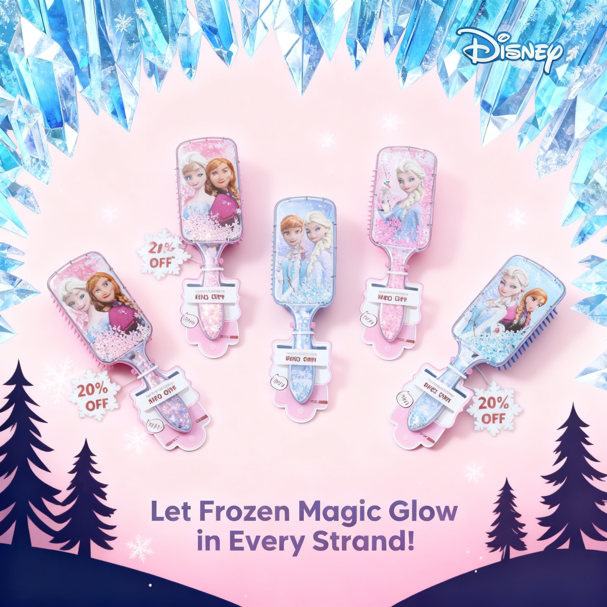 Frozen Elsa Minnie Mickey Mous - Hair Care Ingredients บทวิจารณ์และราคา