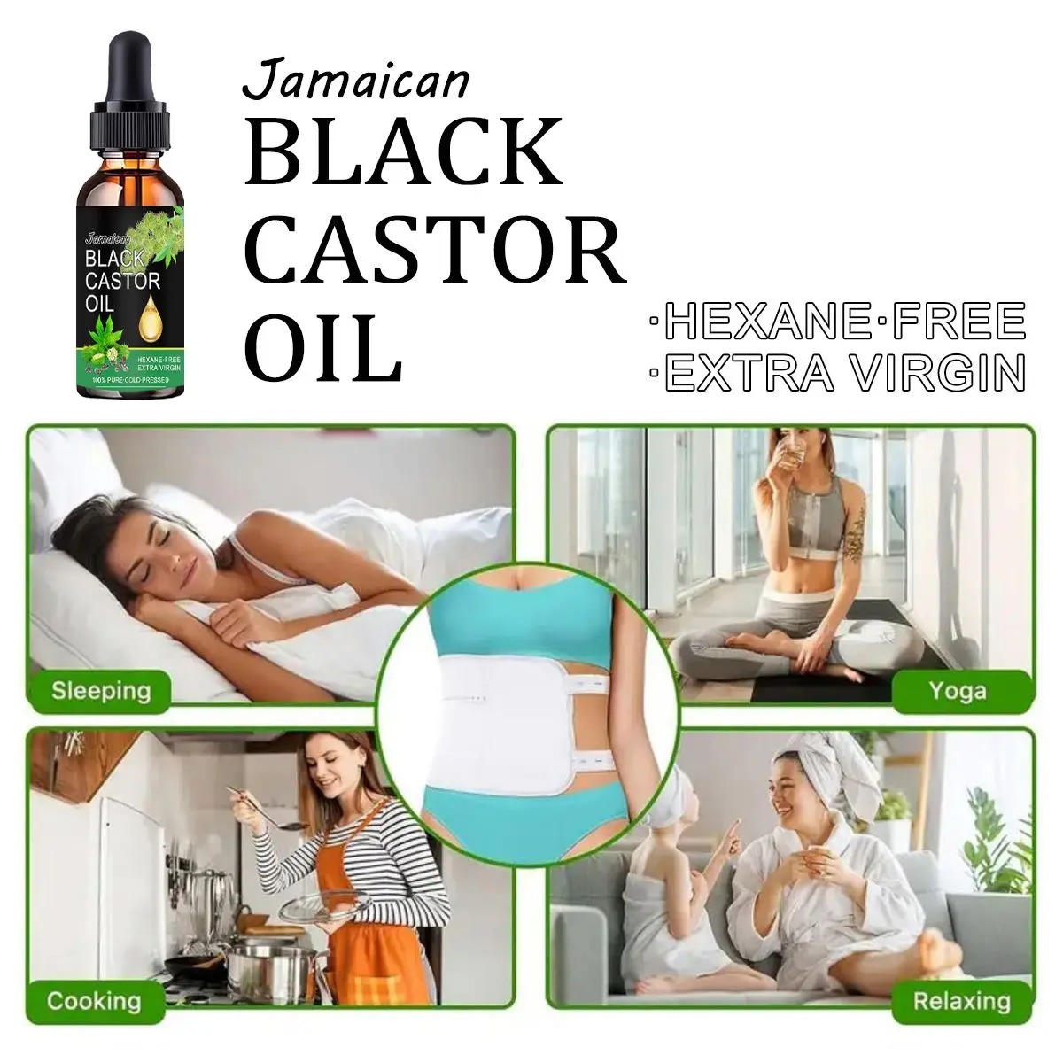 Black Castor Oil Healthy Organ - Castor Oil Cold Press บทวิจารณ์และราคา
