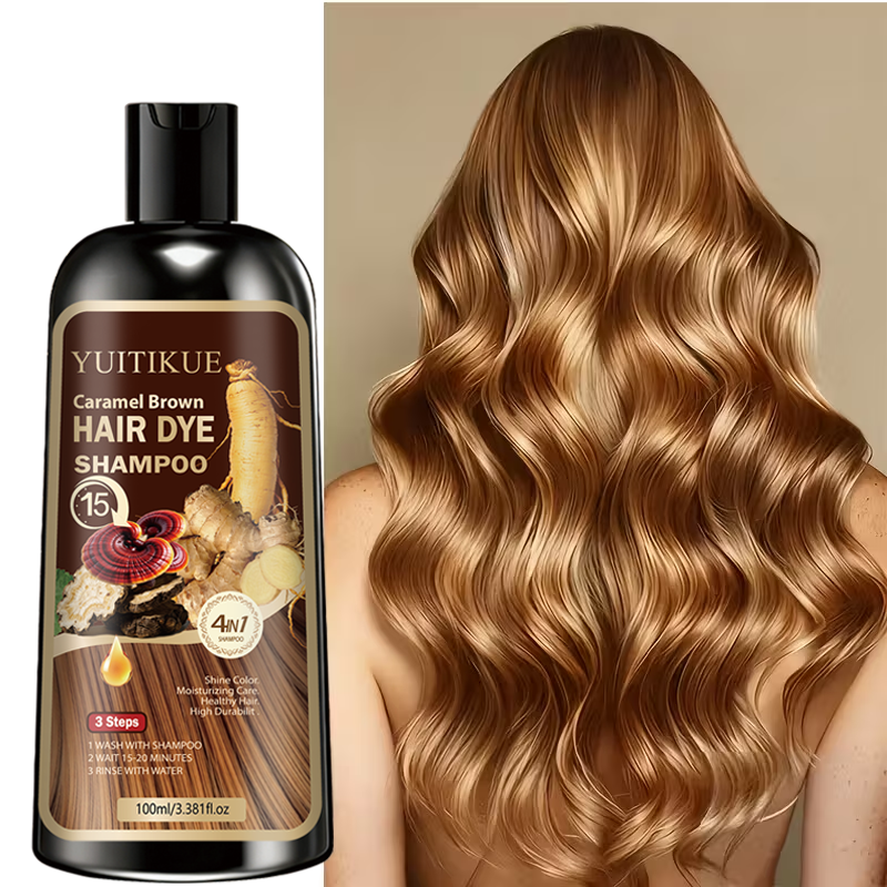 YUITIKUE Caramel Brown Hair Dy - Hair Care Dandruff บทวิจารณ์และราคา