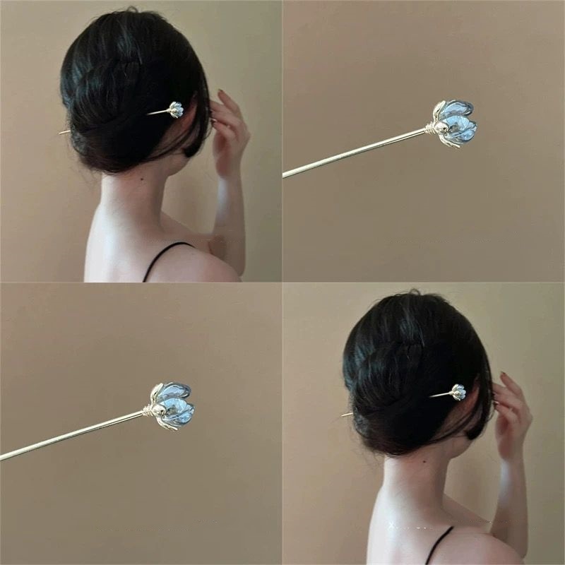 Blue Flower Hairpin, Daily Hai - Hair Care Ingredients บทวิจารณ์และราคา