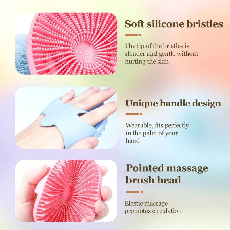 2Pcs Silicone Scalp Massage Br - Hair Care Dandruff บทวิจารณ์และราคา
