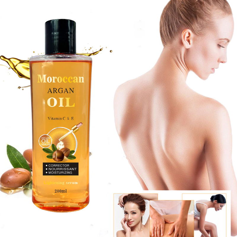 Moroccan Argan Oil Facial Body - Hair Care Vegetables บทวิจารณ์และราคา