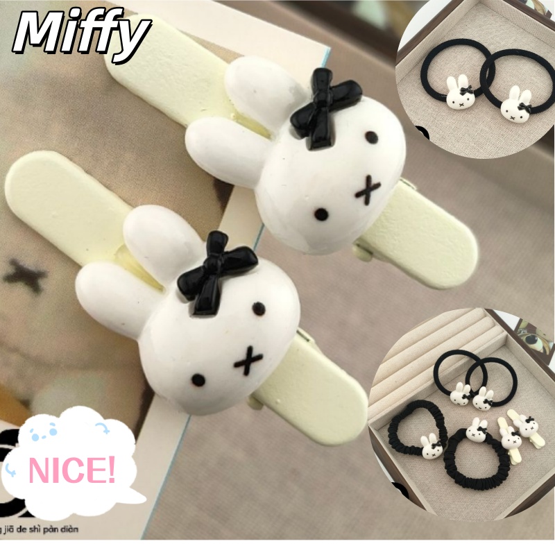 Cute Miffy Bunny Bow Hair Tie, - Hair Care Ingredients บทวิจารณ์และราคา