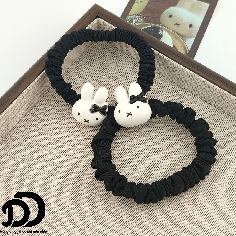 Cute Miffy Bunny Bow Hair Tie, - Hair Care Ingredients บทวิจารณ์และราคา