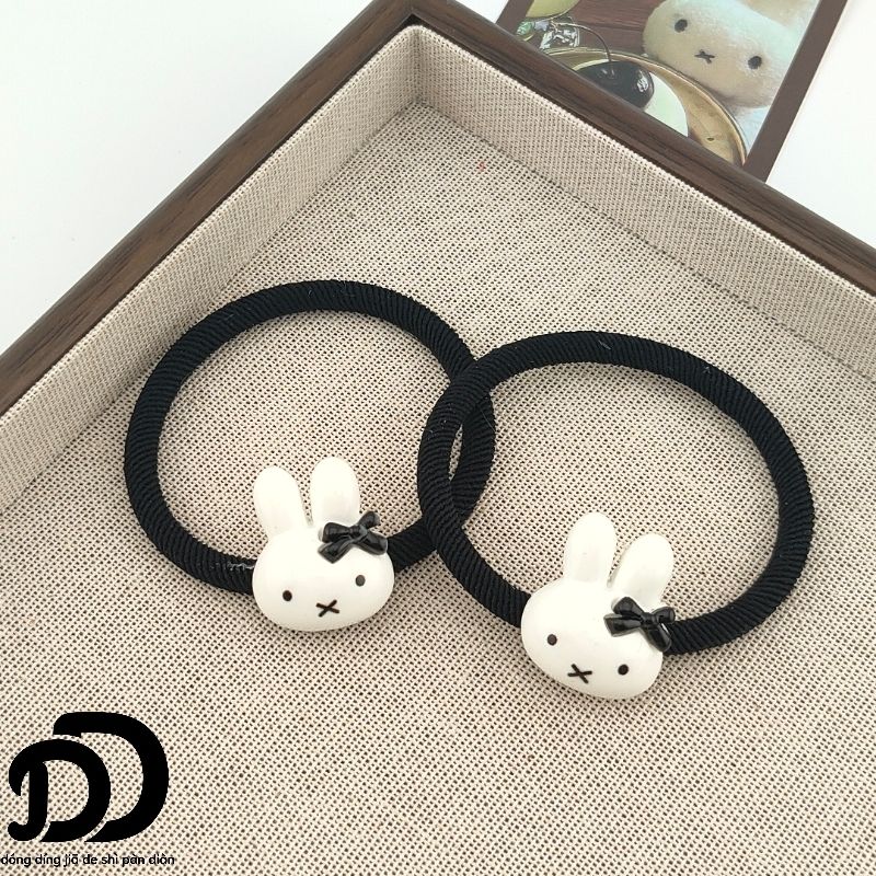 Cute Miffy Bunny Bow Hair Tie, - Hair Care Ingredients บทวิจารณ์และราคา