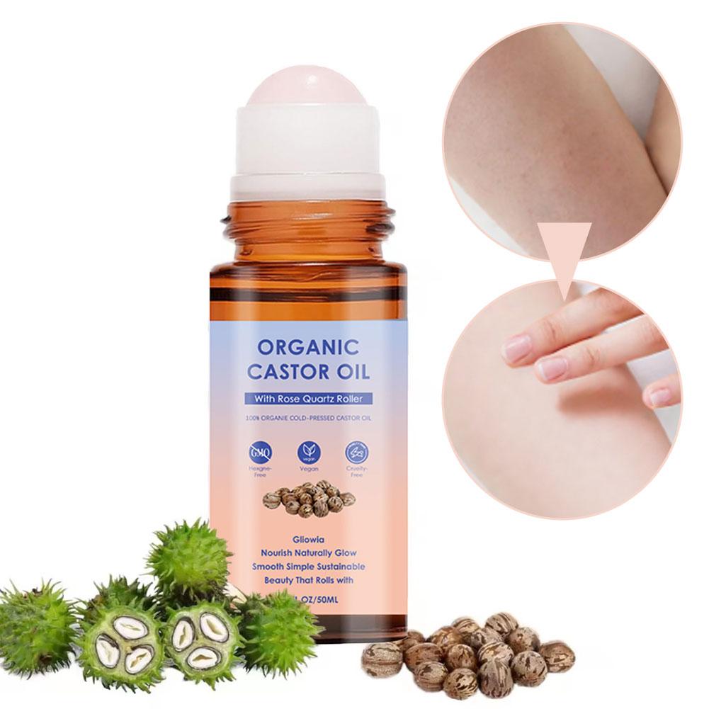 50ml Organic Castor Oil Rose Q - Castor Oil Cold Press บทวิจารณ์และราคา
