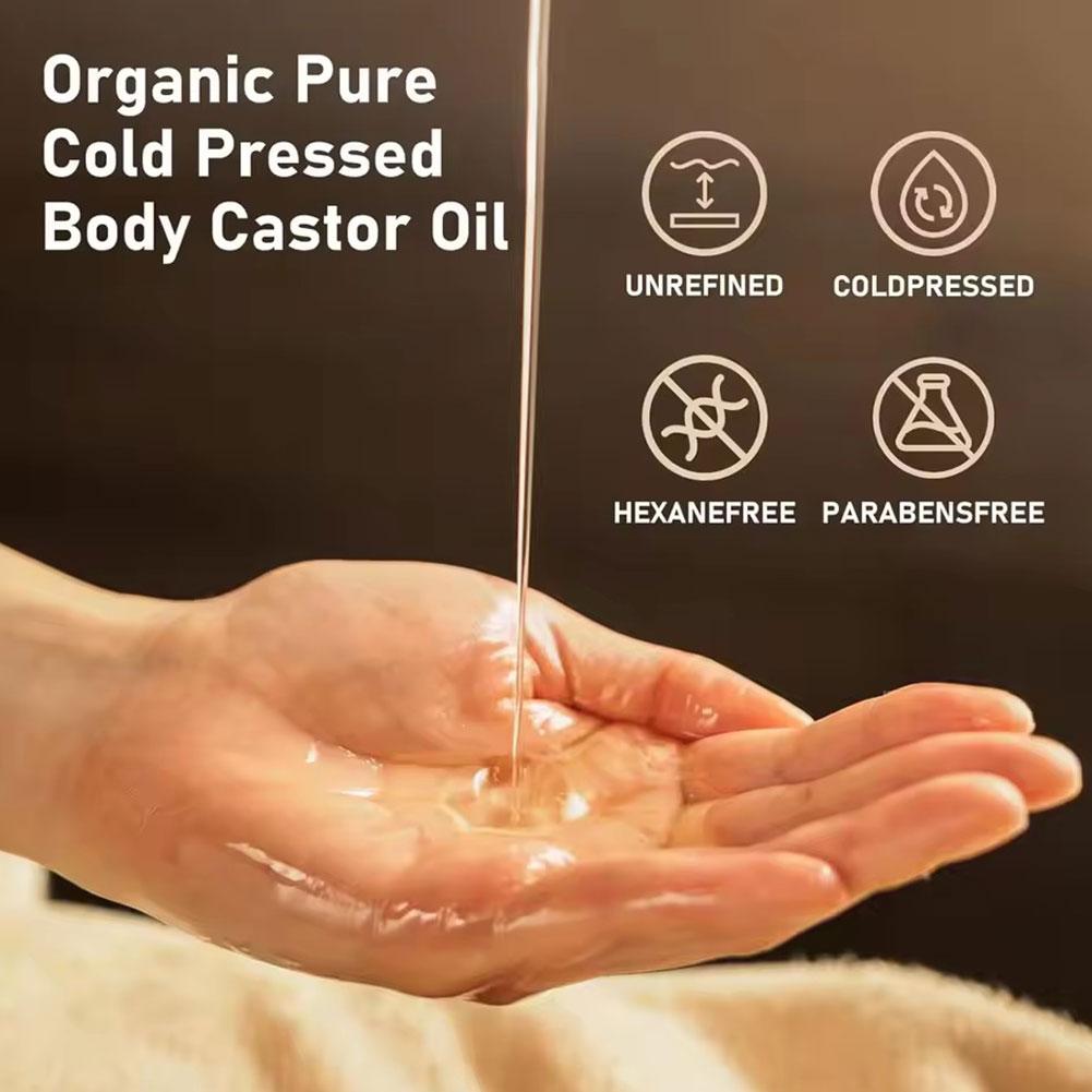 50ml Organic Castor Oil Rose Q - Castor Oil Cold Press บทวิจารณ์และราคา