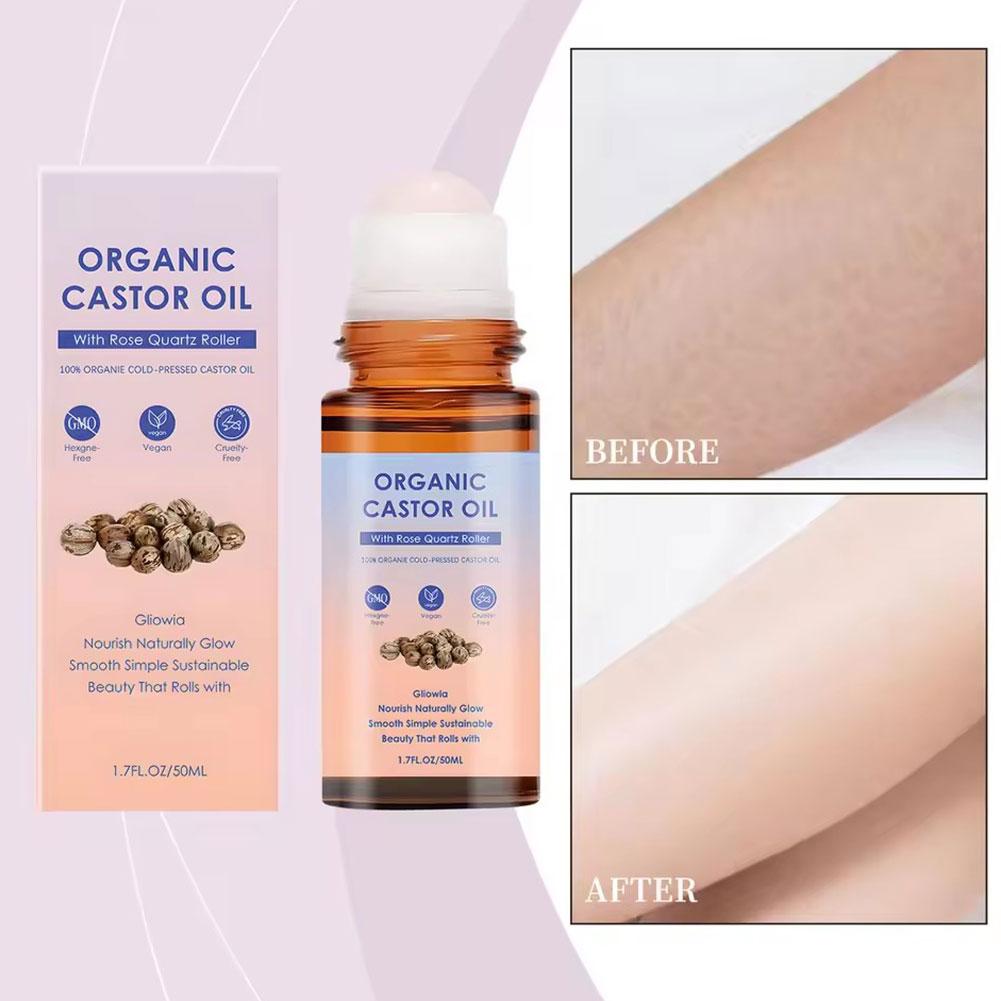 50ml Organic Castor Oil Rose Q - Castor Oil Cold Press บทวิจารณ์และราคา