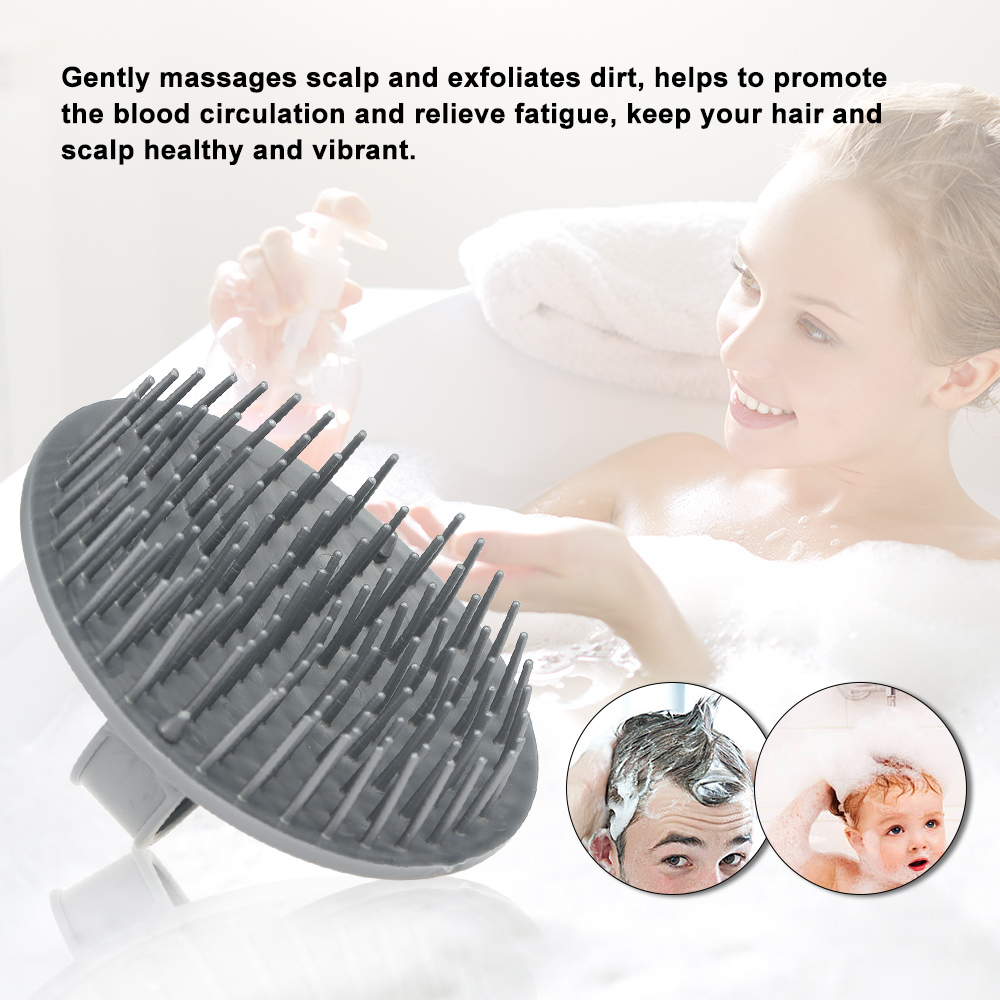 Silicone Shampoo Brush Scalp M - Hair Care Dandruff บทวิจารณ์และราคา