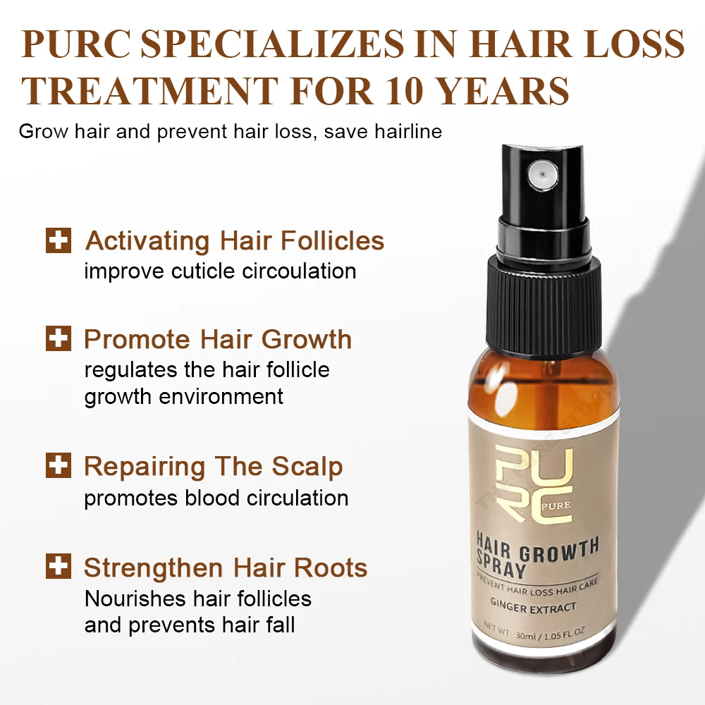 PURC Ginger Hair Spray Root St - Hair Care Oil Serum บทวิจารณ์และราคา