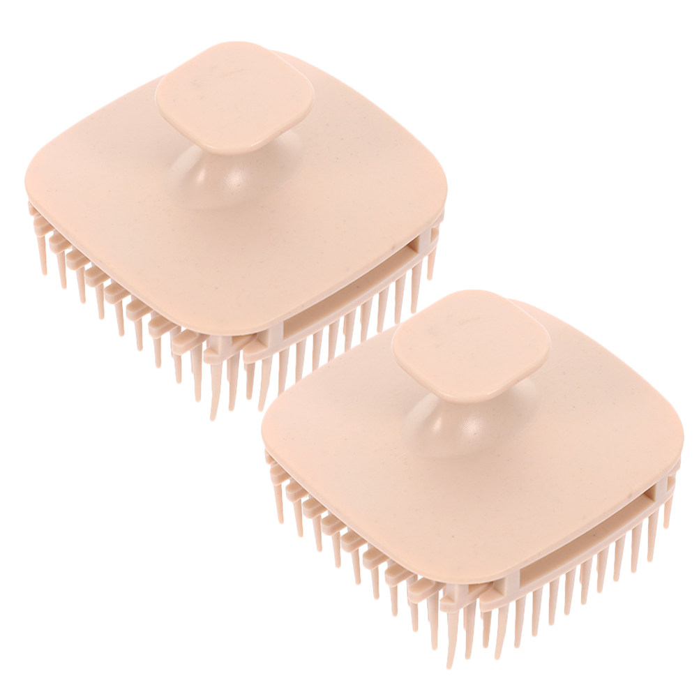 2Pcs Small Shampoo Brush Silic - Hair Care Dandruff บทวิจารณ์และราคา