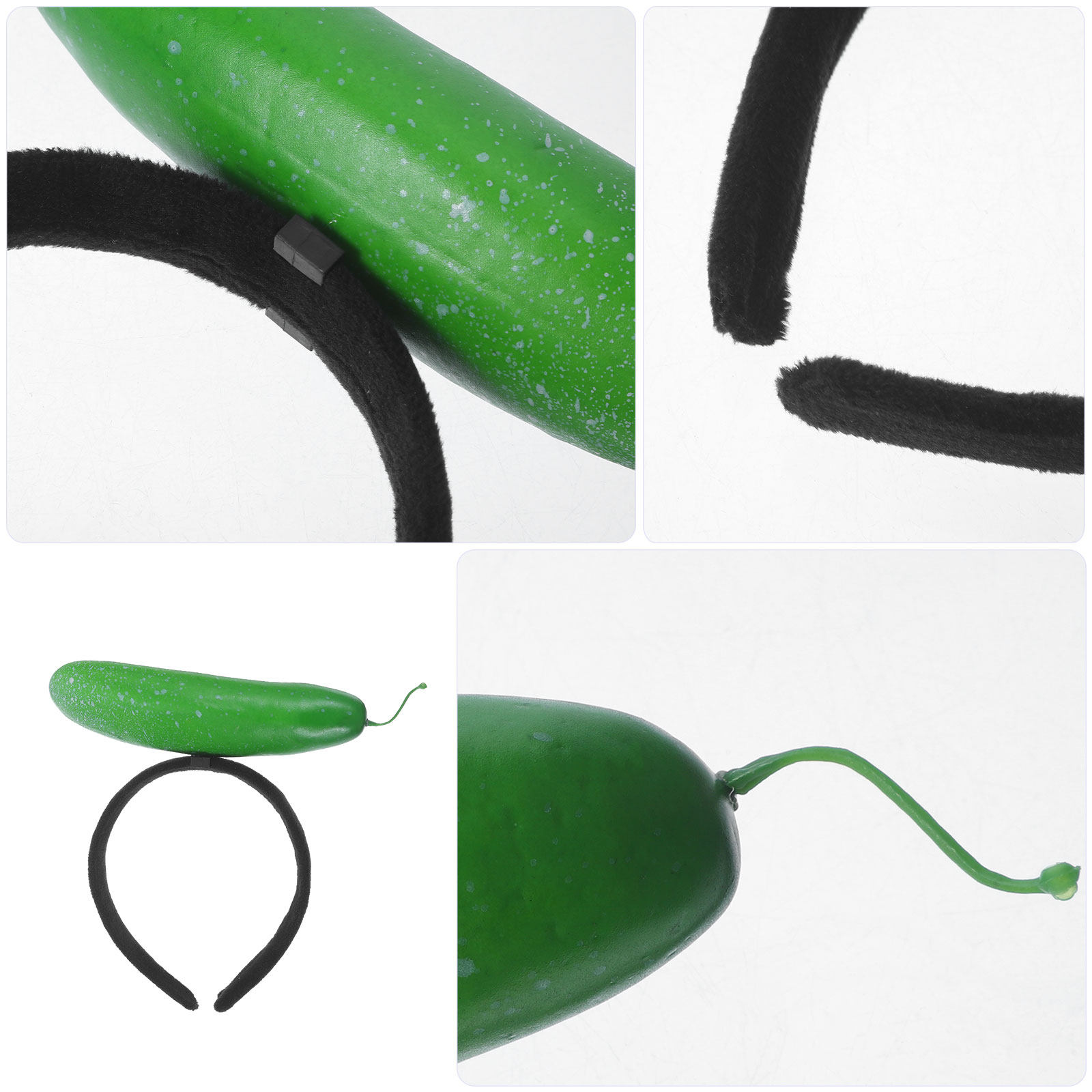 2Pcs Costume Cucumber Headband - Hair Care Vegetables บทวิจารณ์และราคา