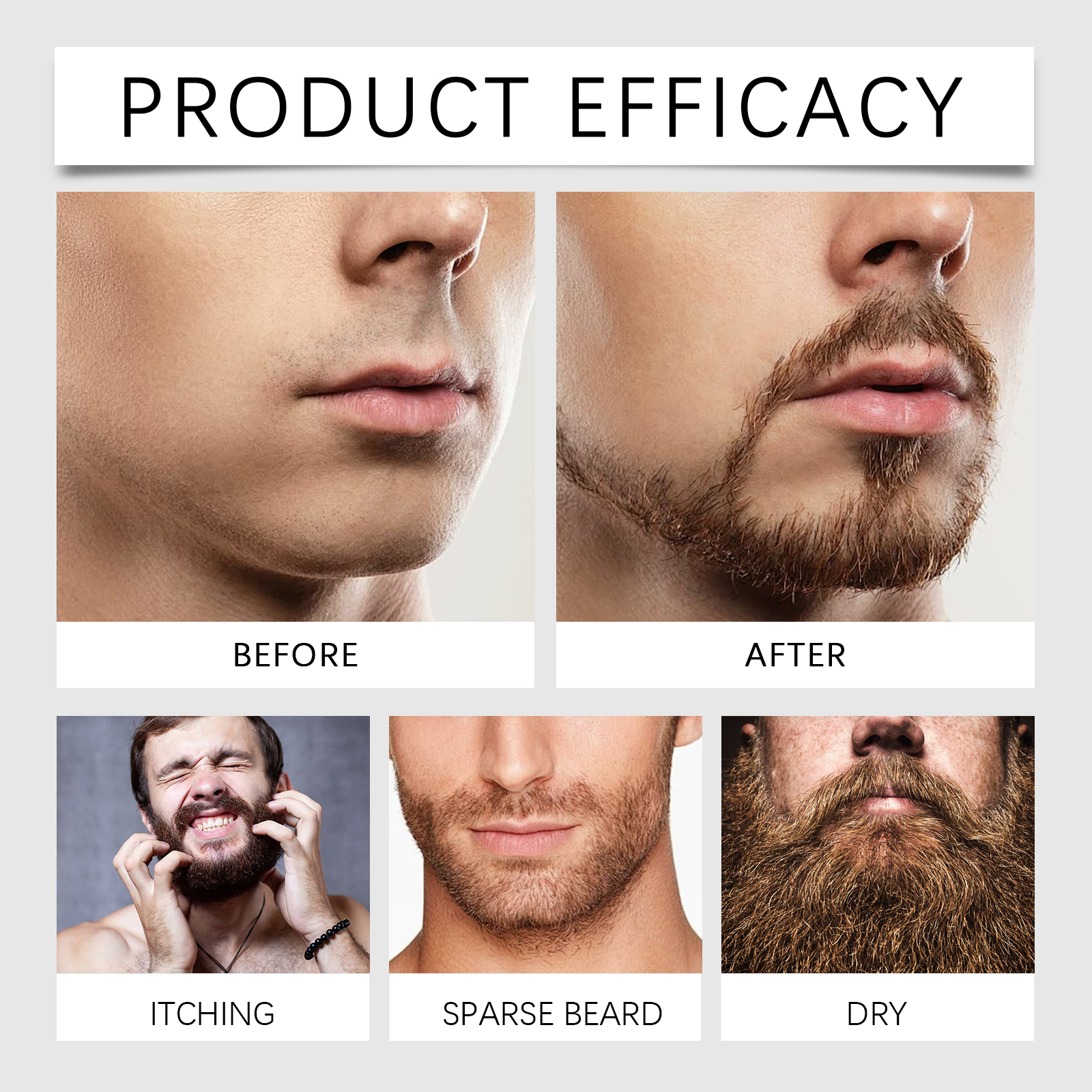 Men Beard Oil Enhance Mustache - Hair Care For Men บทวิจารณ์และราคา