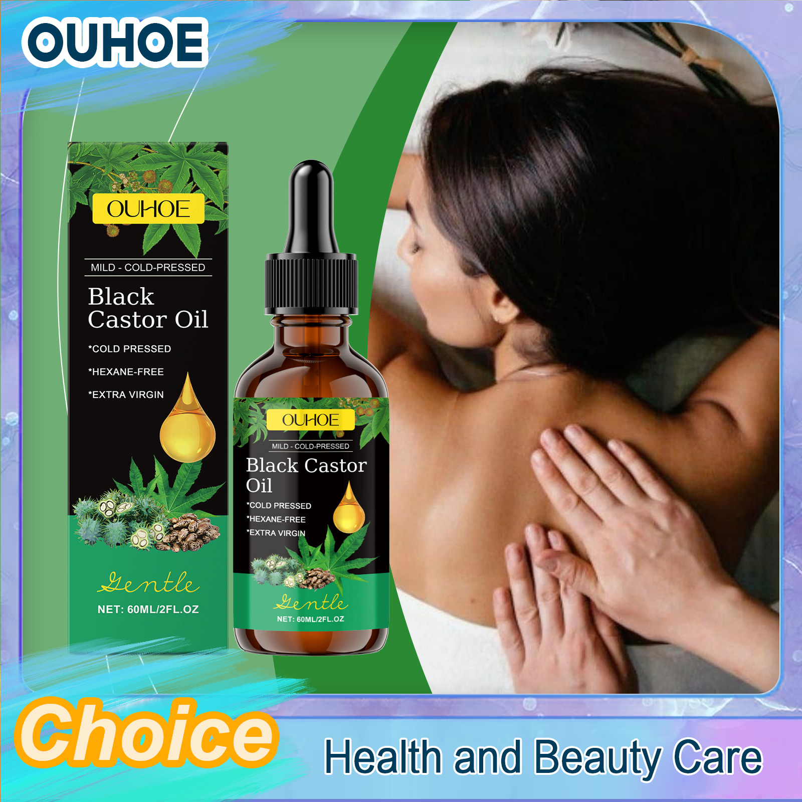 Cold-Pressed Black Castor Oil  - Castor Oil Cold Press บทวิจารณ์และราคา