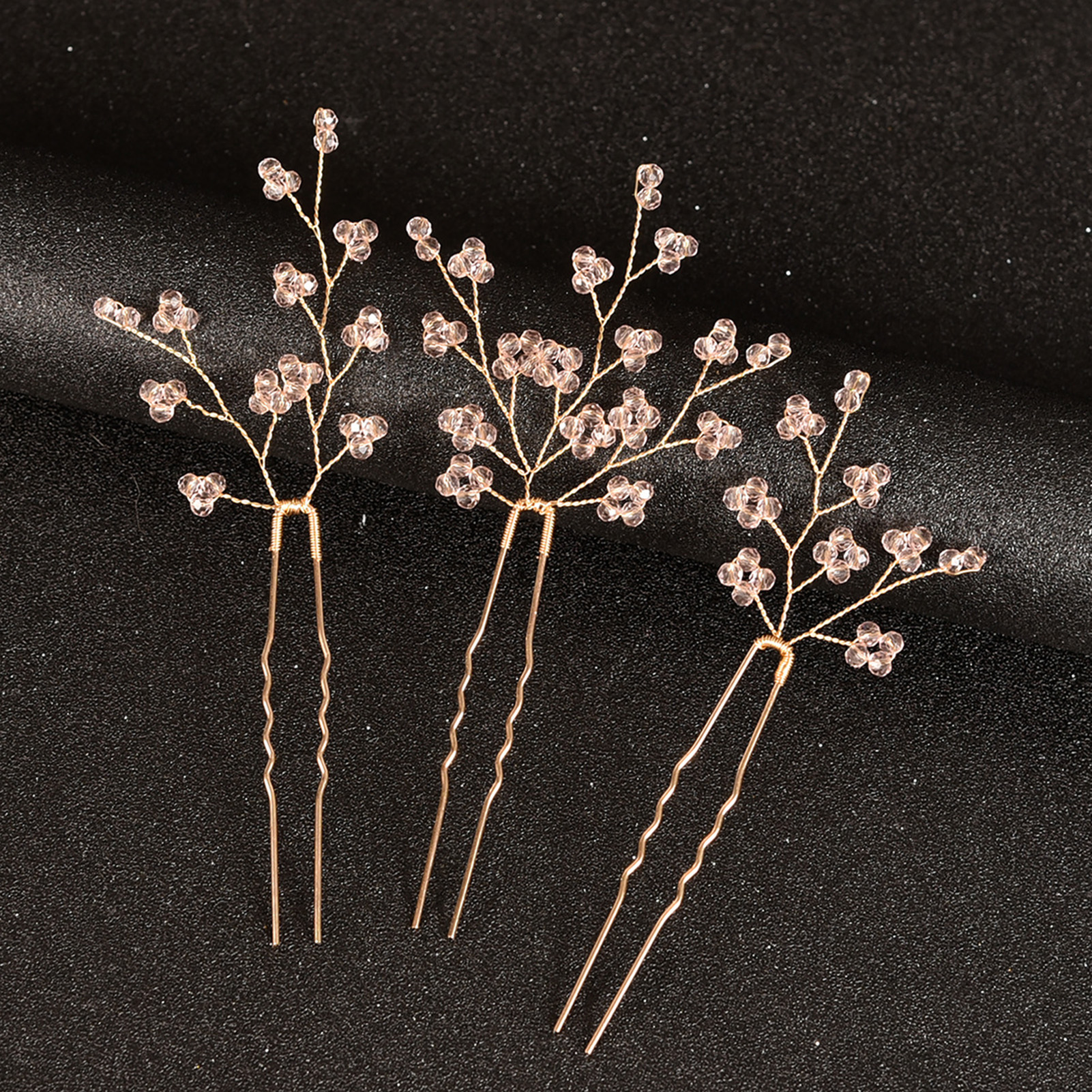 3PCS Wedding U Shape Hair Clip - Hair Care Ingredients บทวิจารณ์และราคา