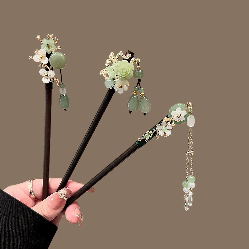Antique Wooden Hairpin Women's - Hair Care Ingredients บทวิจารณ์และราคา