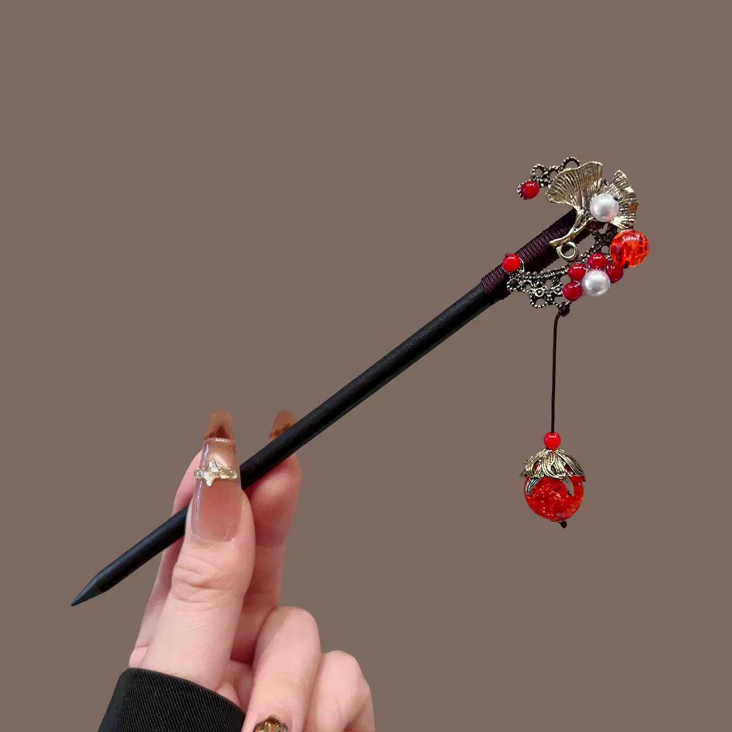 Antique Wooden Hairpin Women's - Hair Care Ingredients บทวิจารณ์และราคา