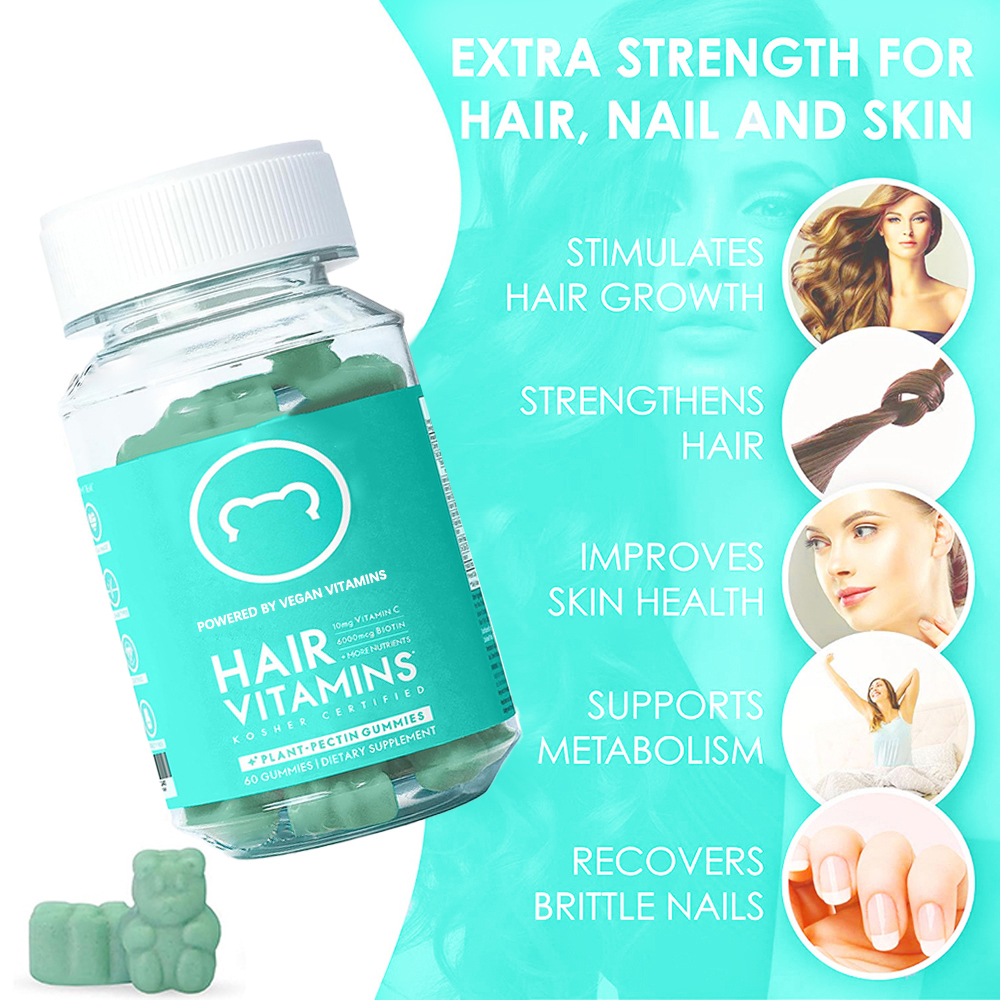 Premium Vegan Hair Vitamins Su - Hair Care Gummies บทวิจารณ์และราคา