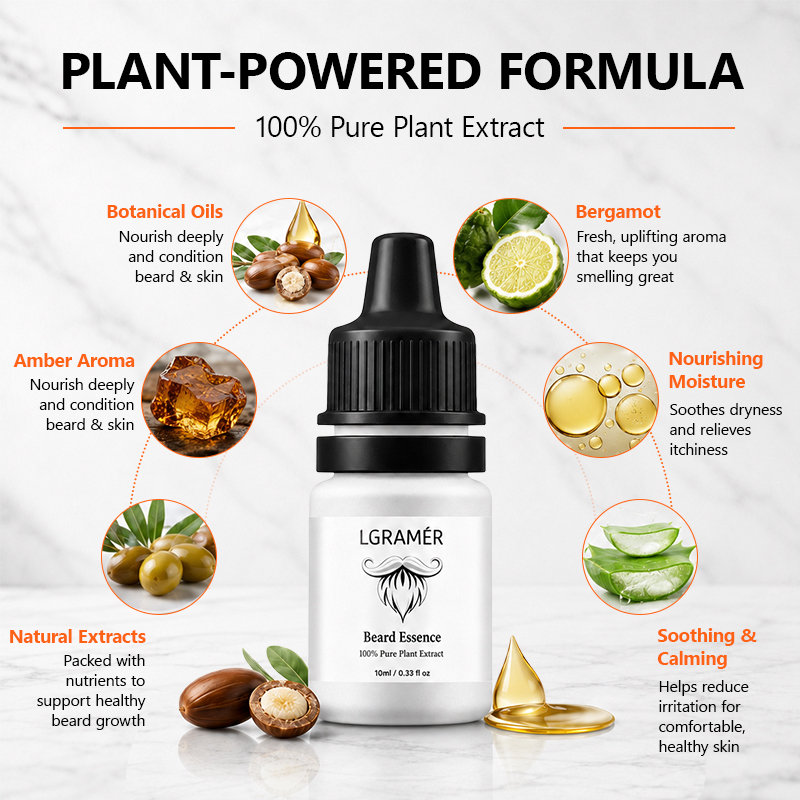 Men's Beard Growth Serum Nouri - Hair Care For Men บทวิจารณ์และราคา