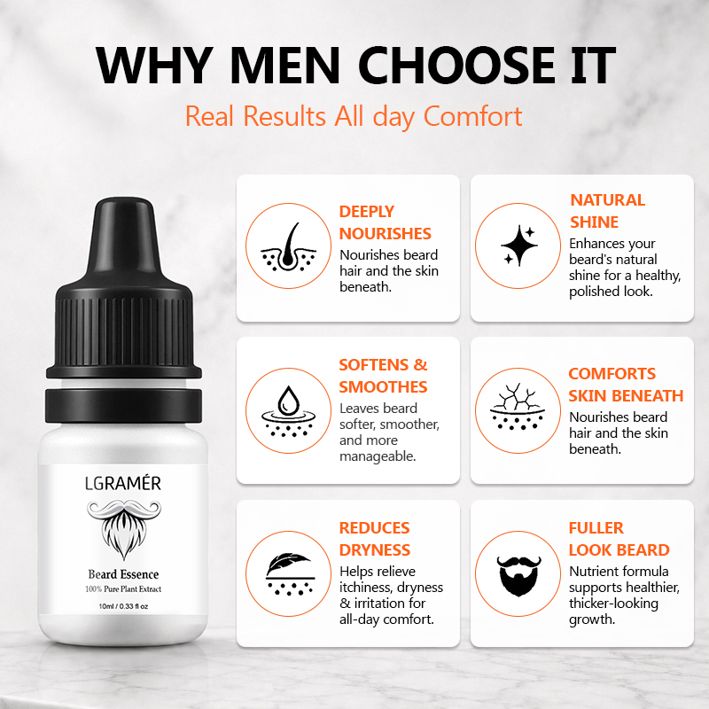 Men's Beard Growth Serum Nouri - Hair Care For Men บทวิจารณ์และราคา