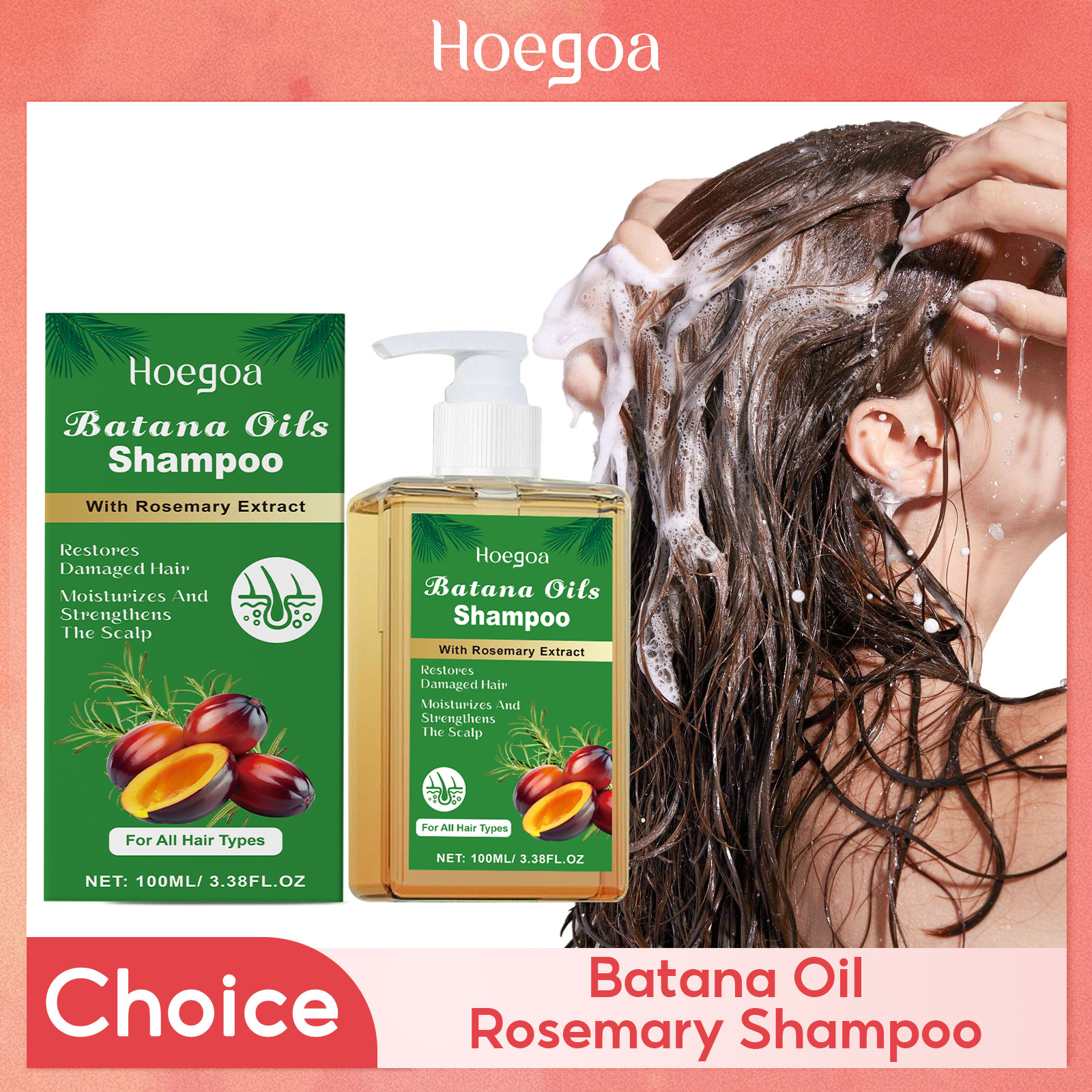 Pure Batana Shampoo Hair Stren - Hair Care Dandruff บทวิจารณ์และราคา