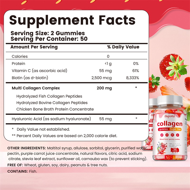 Multi Collagen Gummies - with  - Hair Care Gummies บทวิจารณ์และราคา