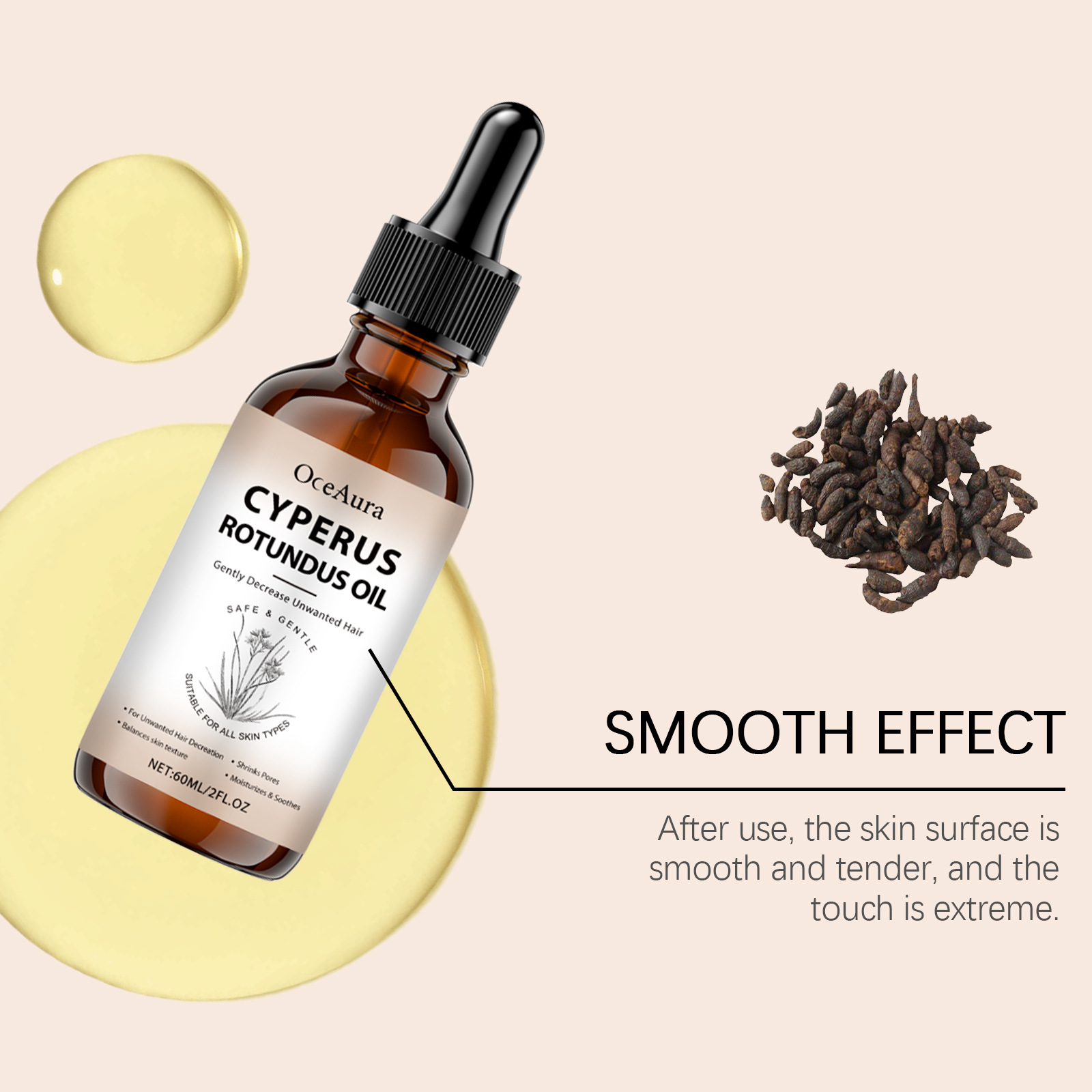 Cyperus Rotundus Oil for Hair  - Hair Care Oil Serum บทวิจารณ์และราคา
