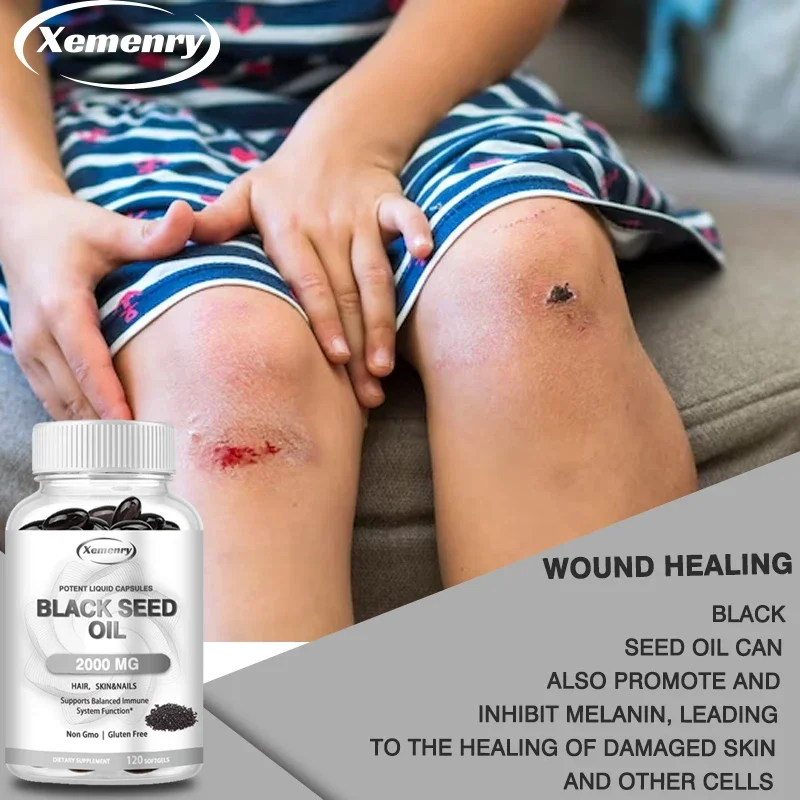 Vegan Black Seed Oil Capsules  - Castor Oil Cold Press บทวิจารณ์และราคา