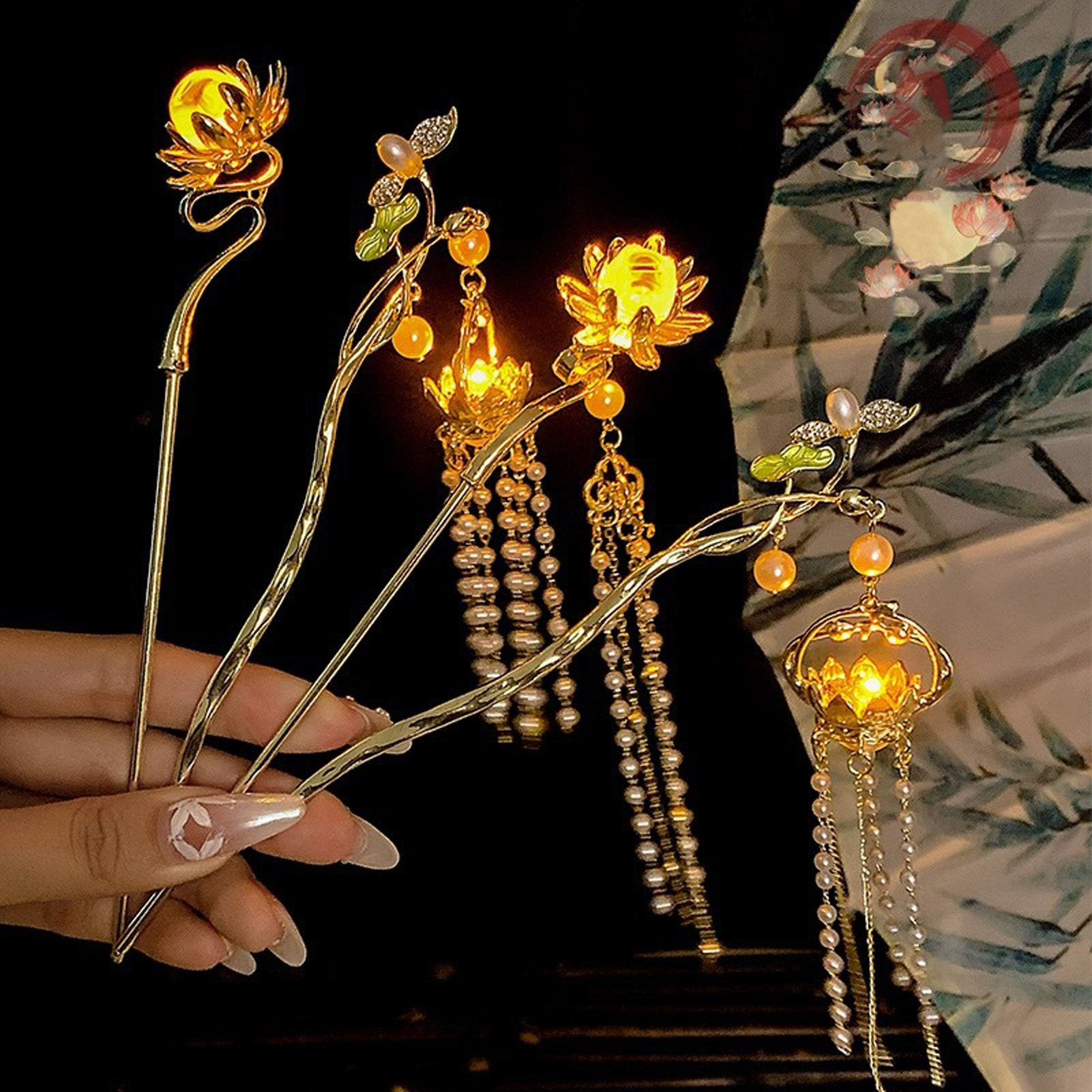 Luminous Flower Hairpin For Wo - Hair Care Ingredients บทวิจารณ์และราคา