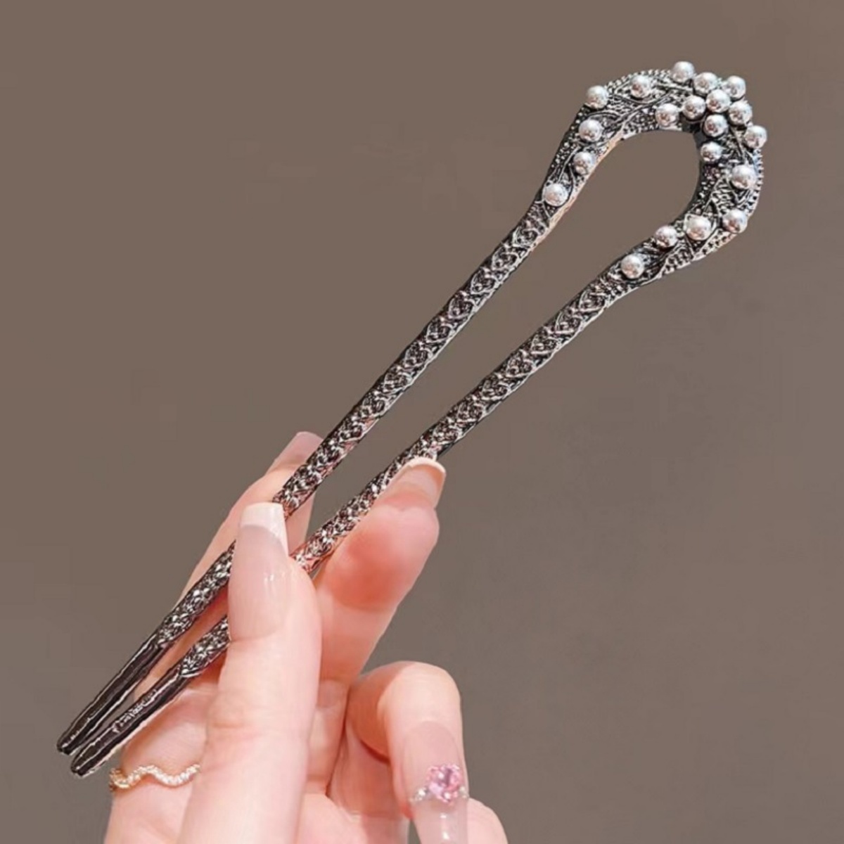 New Pearl U Shaped Hairpin For - Hair Care Ingredients บทวิจารณ์และราคา