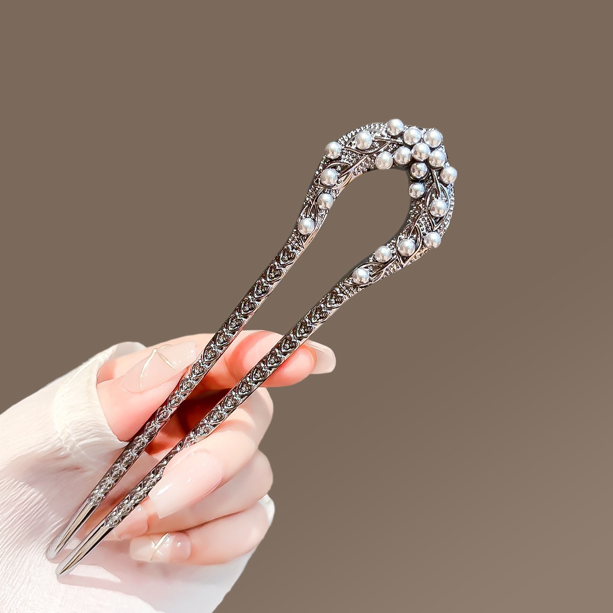 New Pearl U Shaped Hairpin For - Hair Care Ingredients บทวิจารณ์และราคา