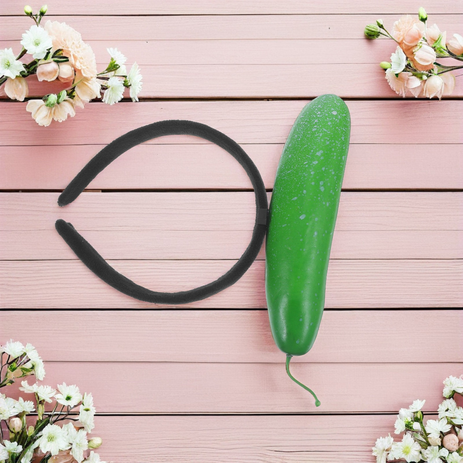 2Pcs Realistic Cucumber Headba - Hair Care Vegetables บทวิจารณ์และราคา