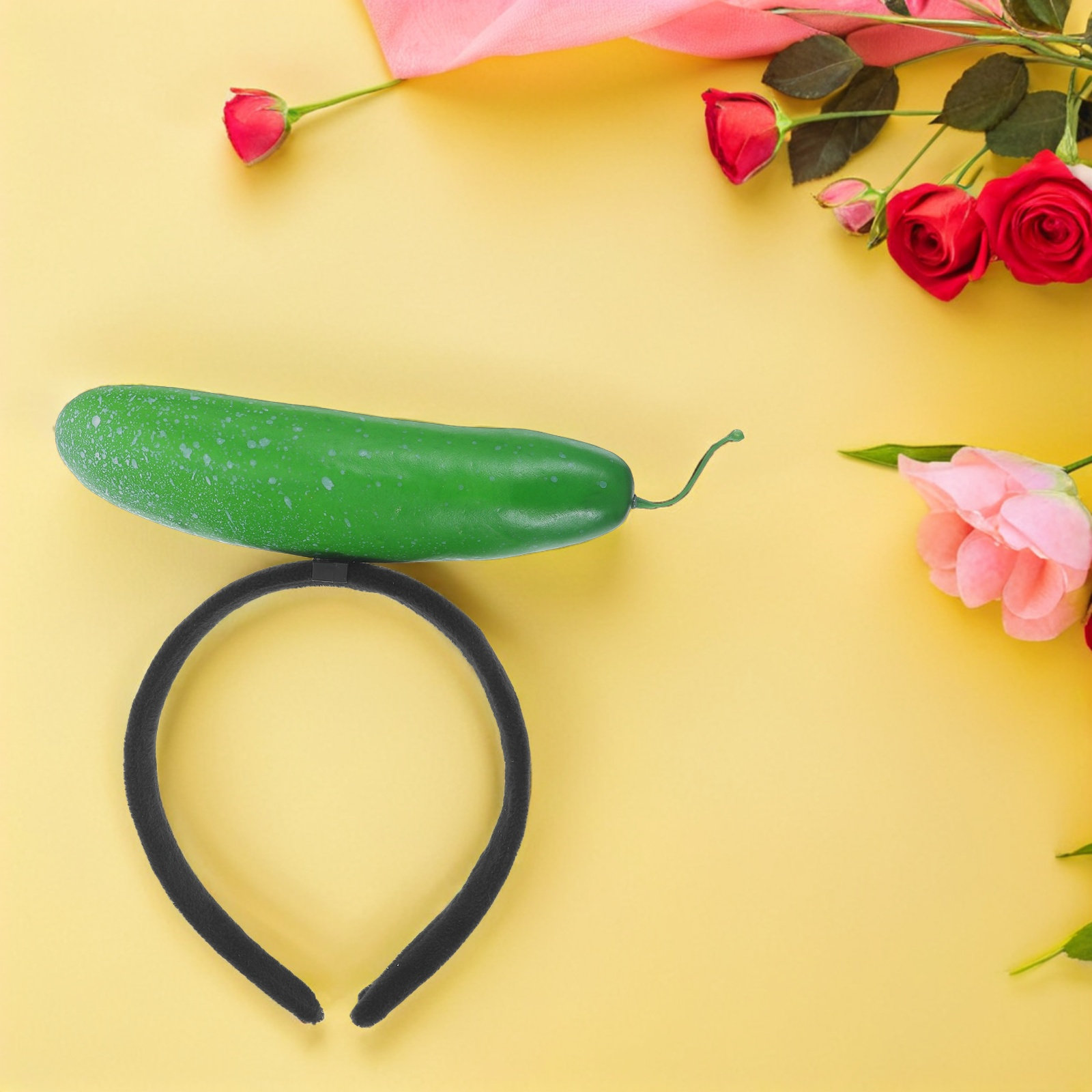 2Pcs Realistic Cucumber Headba - Hair Care Vegetables บทวิจารณ์และราคา