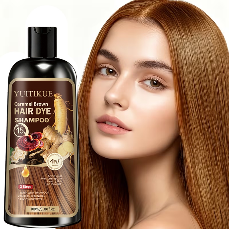 YUITIKUE 4-in-1 Caramel Brown  - Hair Care Dandruff บทวิจารณ์และราคา