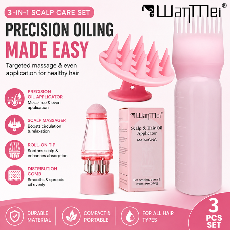 3Pcs Scalp Hair Oil Applicator - Hair Care Oil Serum บทวิจารณ์และราคา