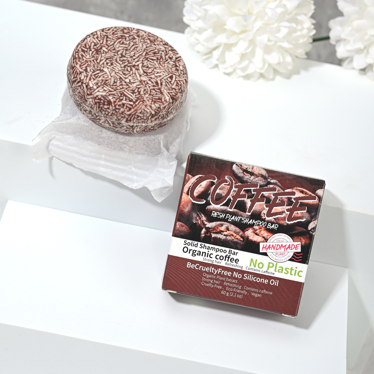 J+60g Coffee Solid Shampoo Moi - Hair Care Dandruff บทวิจารณ์และราคา