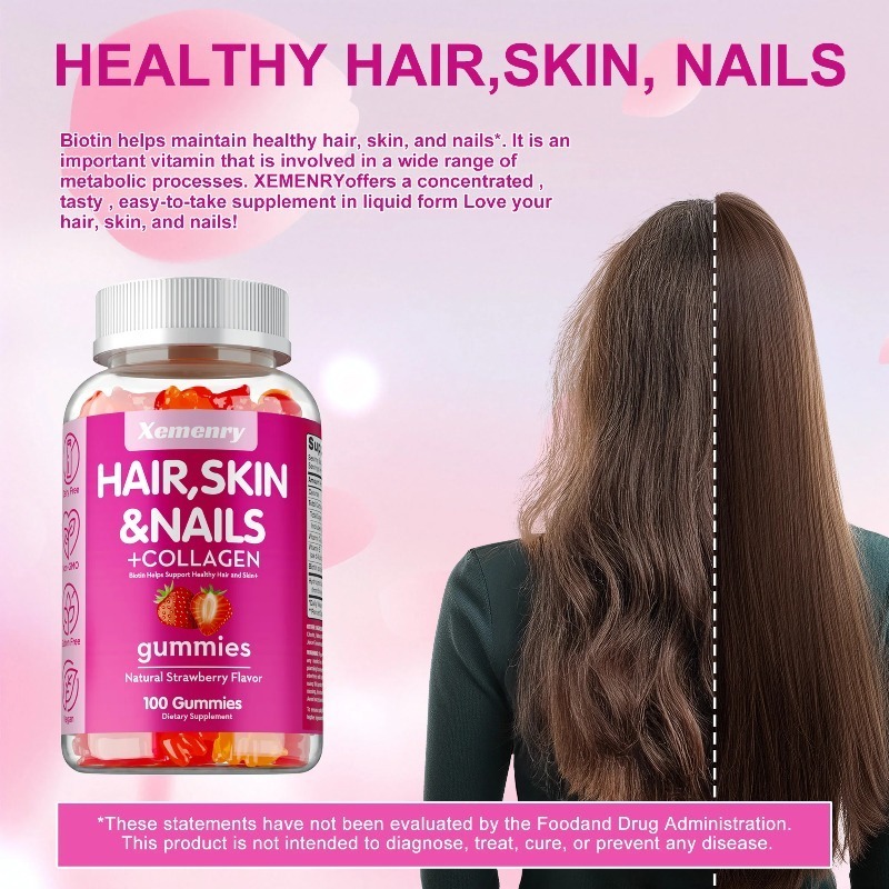 Hair, Skin & Nails Gummies - P - Hair Care Gummies บทวิจารณ์และราคา